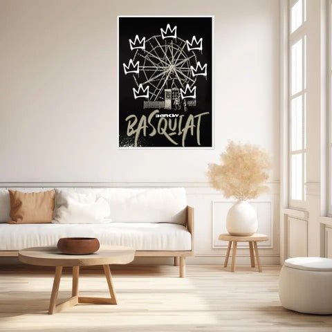 Affiche et Tableau Pop Art de Jean Michel Basquiat VS Banksy