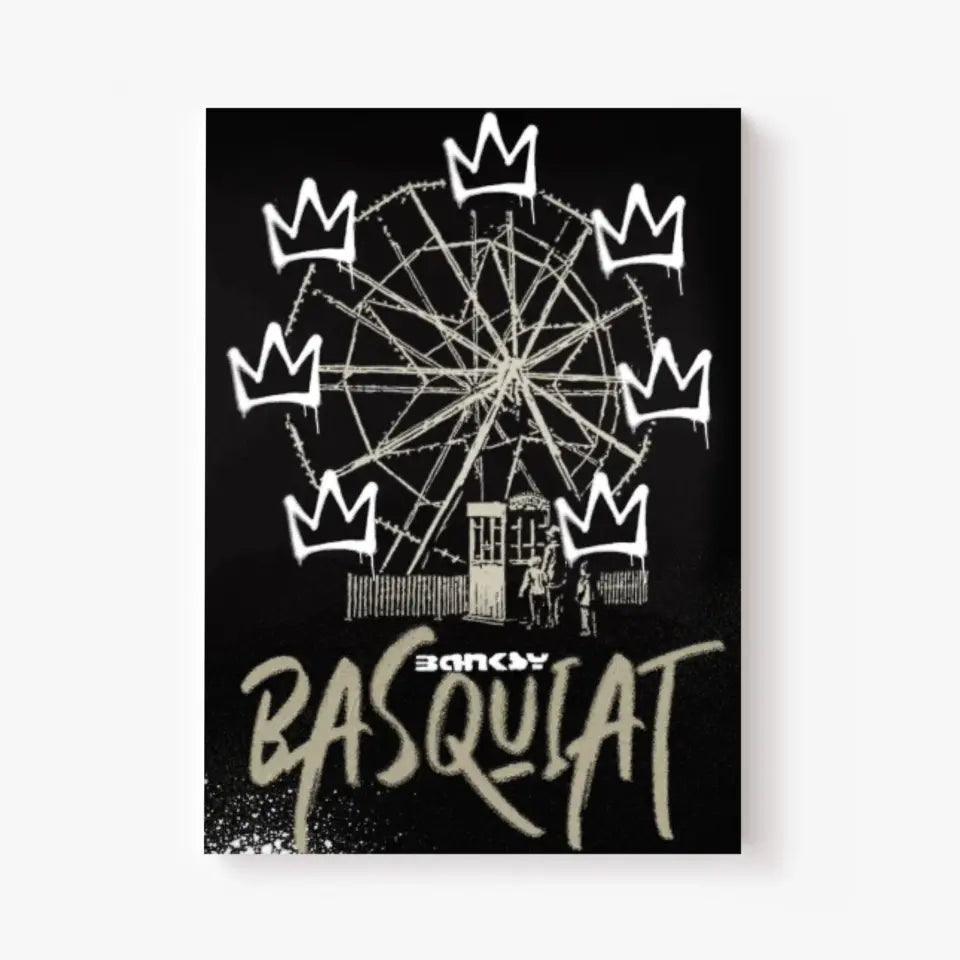 Affiche et Tableau Pop Art de Jean Michel Basquiat VS Banksy