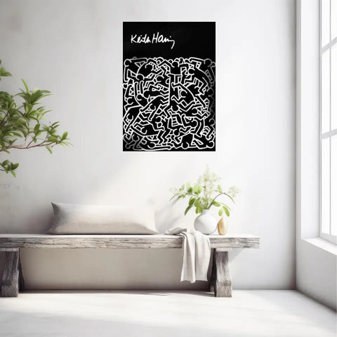 Affiche et Tableau Pop Art de Keith Haring Dancing