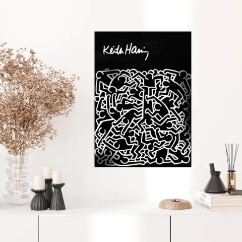 Affiche et Tableau Pop Art de Keith Haring Dancing