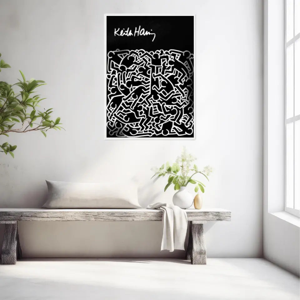 Affiche et Tableau Pop Art de Keith Haring Dancing