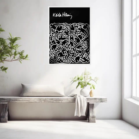 Affiche et Tableau Pop Art de Keith Haring Dancing