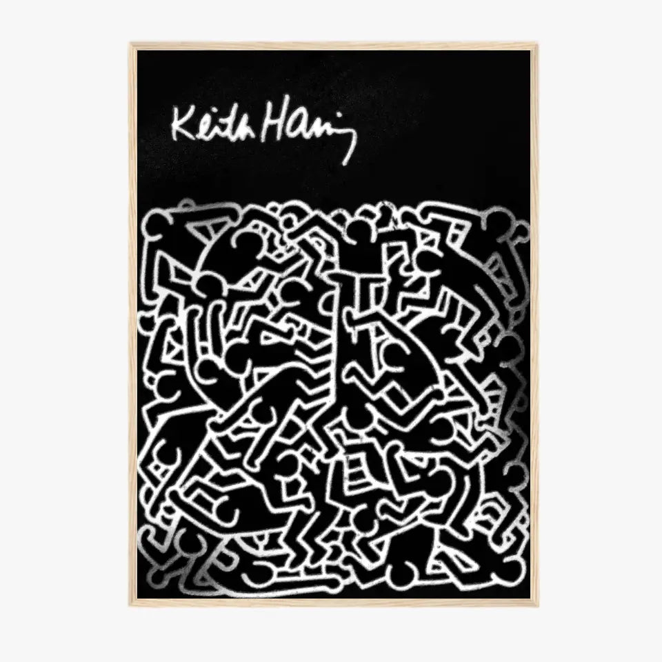 Affiche et Tableau Pop Art de Keith Haring Dancing