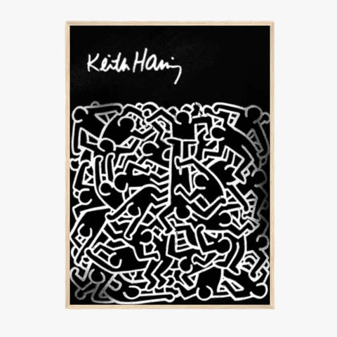 Affiche et Tableau Pop Art de Keith Haring Dancing