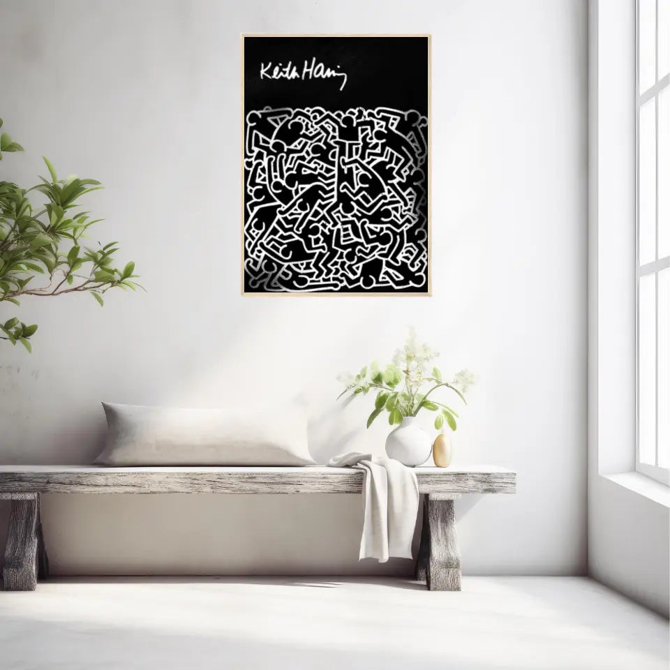 Affiche et Tableau Pop Art de Keith Haring Dancing