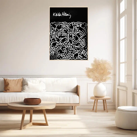 Affiche et Tableau Pop Art de Keith Haring Dancing