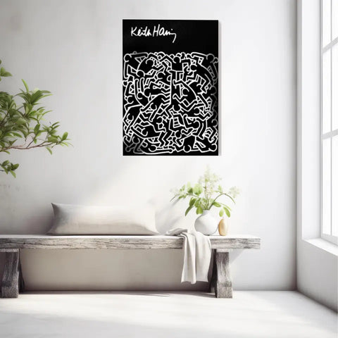 Affiche et Tableau Pop Art de Keith Haring Dancing