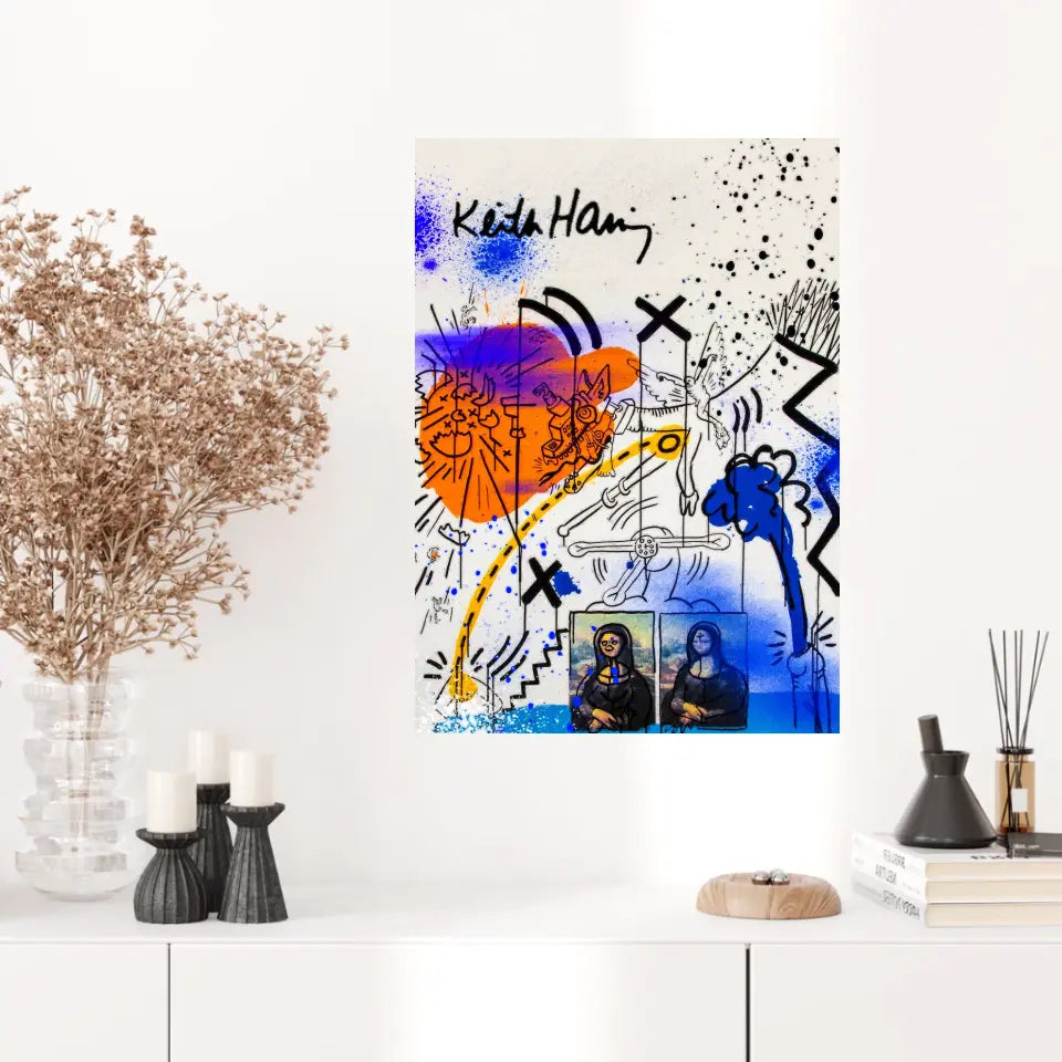 Affiche et Tableau Pop Art de Keith Haring Apocalypse 2