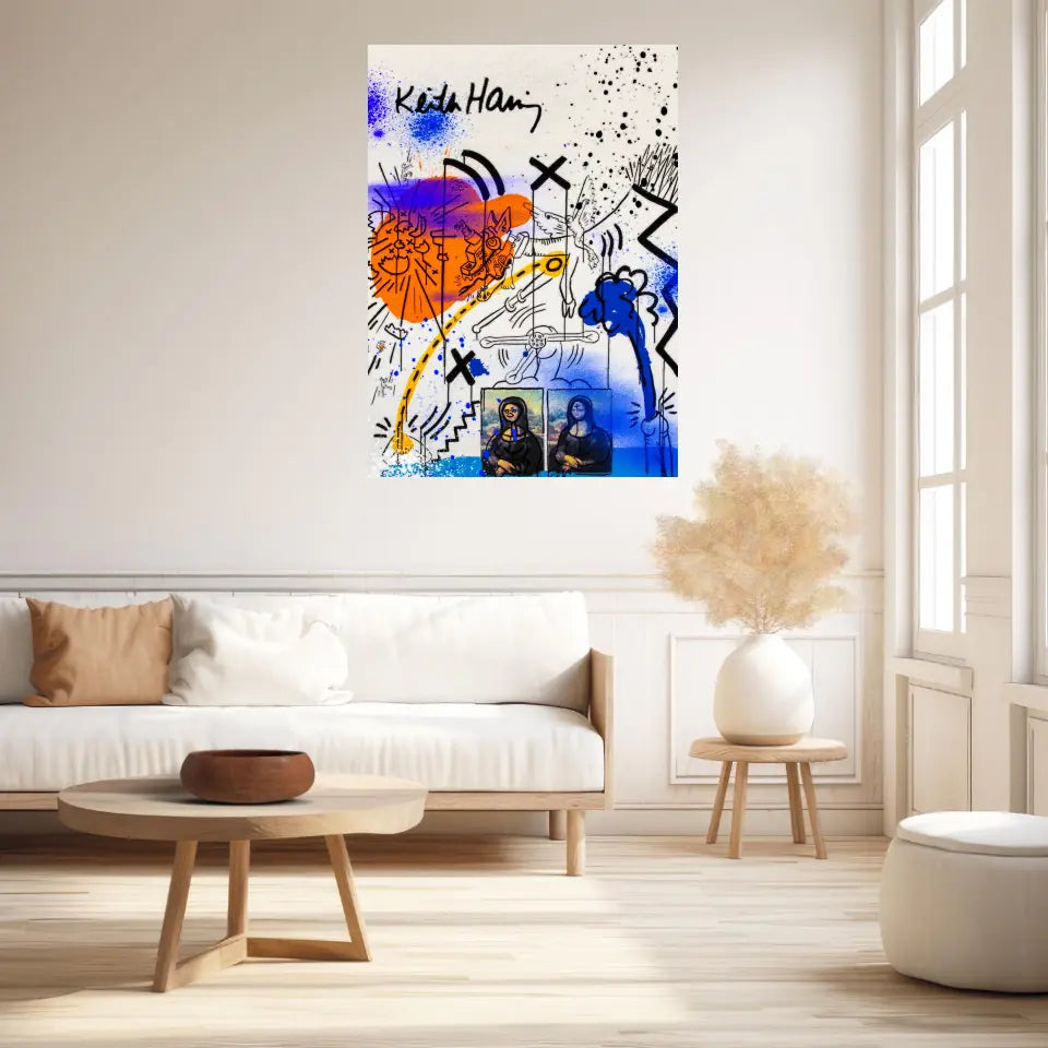 Affiche et Tableau Pop Art de Keith Haring Apocalypse 2