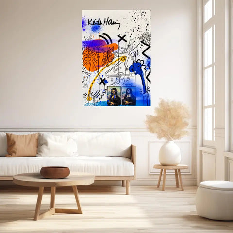 Affiche et Tableau Pop Art de Keith Haring Apocalypse 2