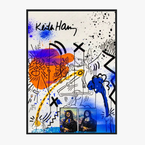 Affiche et Tableau Pop Art de Keith Haring Apocalypse 2