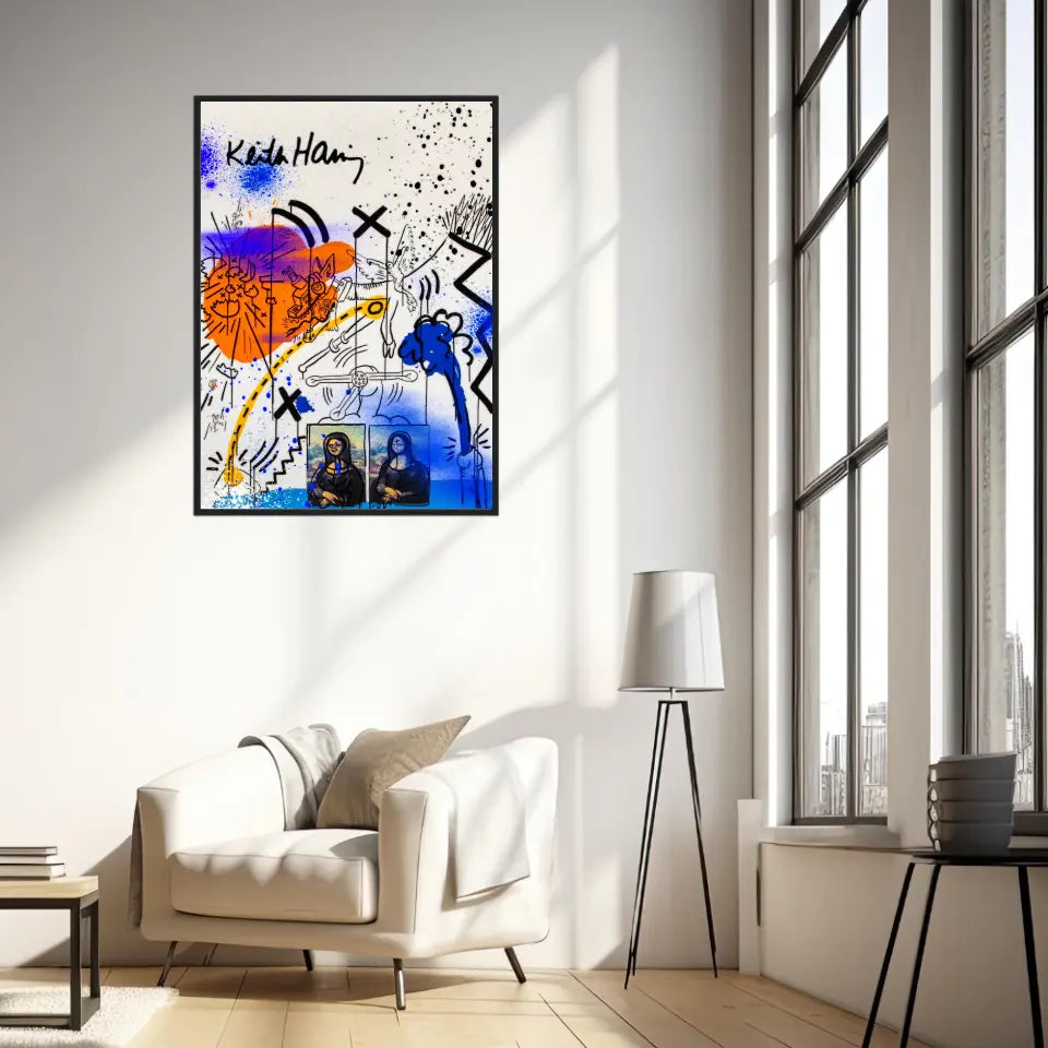 Affiche et Tableau Pop Art de Keith Haring Apocalypse 2