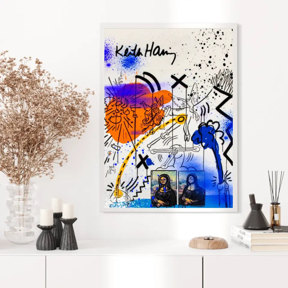 Affiche et Tableau Pop Art de Keith Haring Apocalypse 2