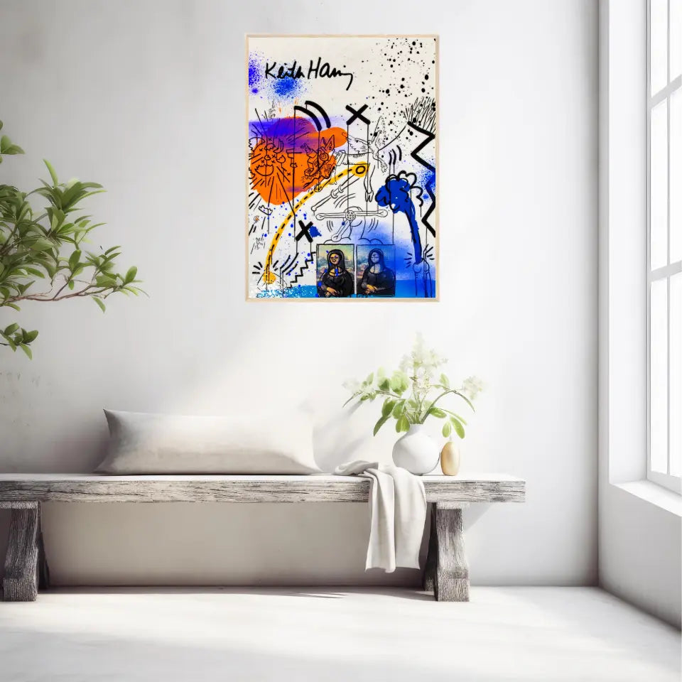 Affiche et Tableau Pop Art de Keith Haring Apocalypse 2