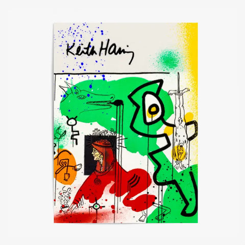 Affiche et Tableau Pop Art de Keith Haring Apocalypse 9