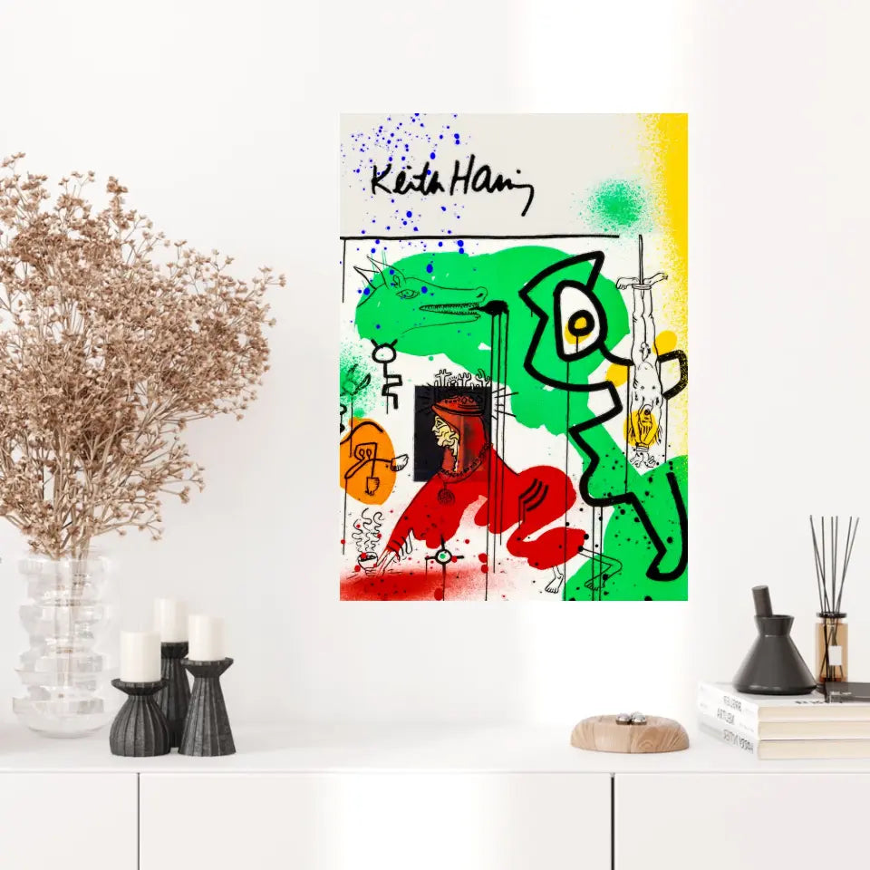 Affiche et Tableau Pop Art de Keith Haring Apocalypse 9