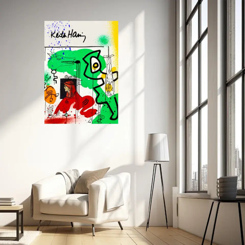 Affiche et Tableau Pop Art de Keith Haring Apocalypse 9