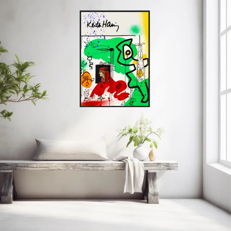 Affiche et Tableau Pop Art de Keith Haring Apocalypse 9