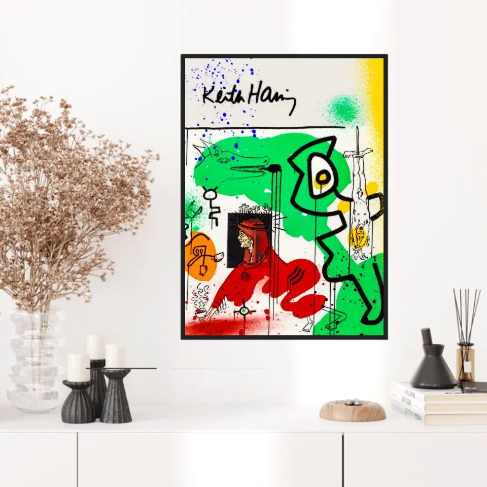 Affiche et Tableau Pop Art de Keith Haring Apocalypse 9