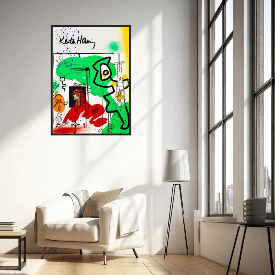 Affiche et Tableau Pop Art de Keith Haring Apocalypse 9