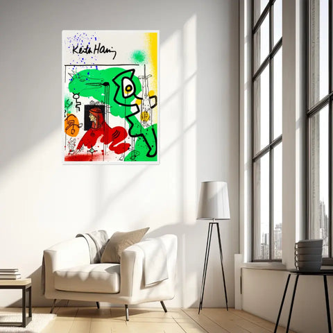 Affiche et Tableau Pop Art de Keith Haring Apocalypse 9