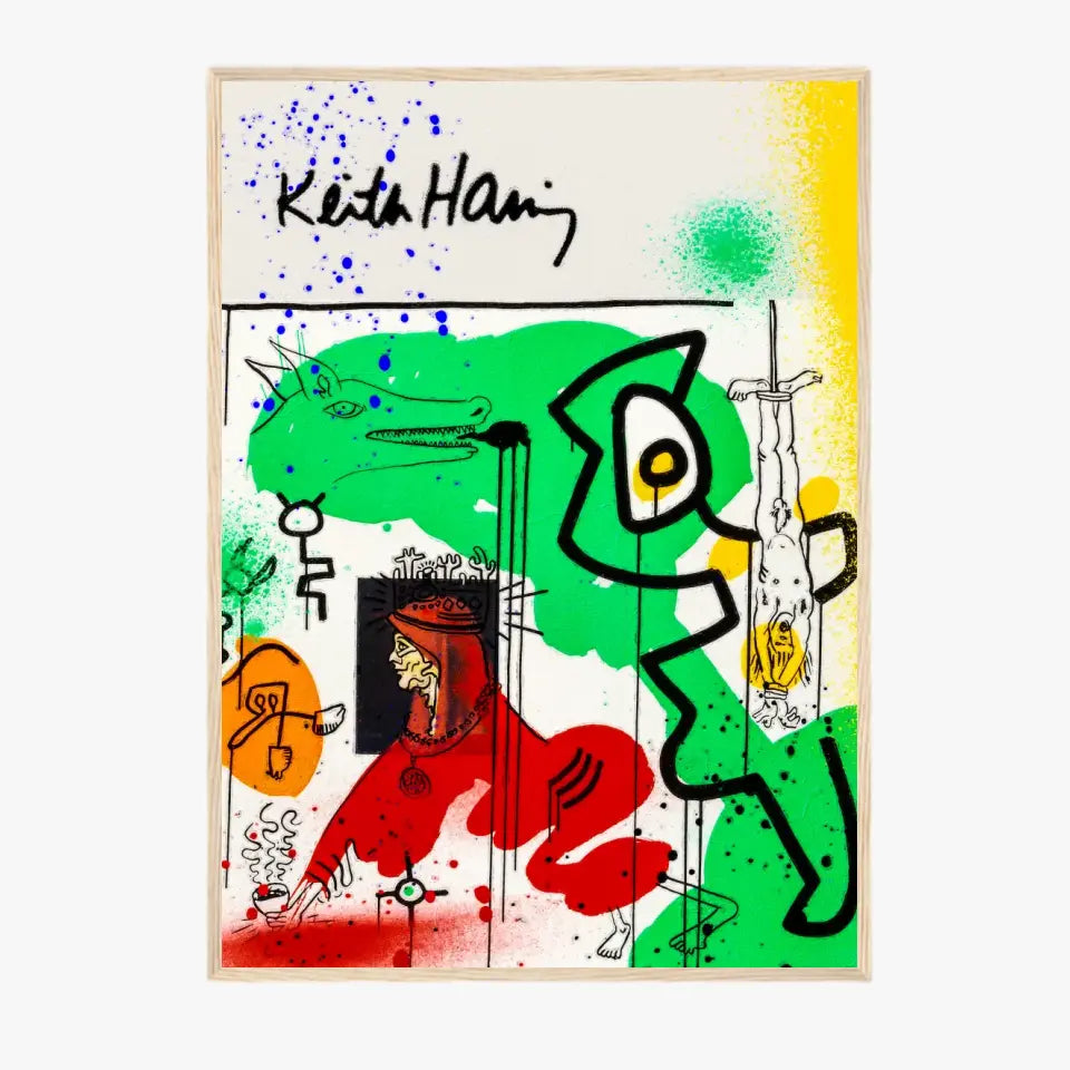 Affiche et Tableau Pop Art de Keith Haring Apocalypse 9