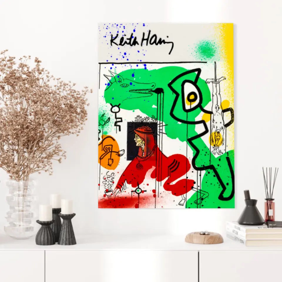 Affiche et Tableau Pop Art de Keith Haring Apocalypse 9