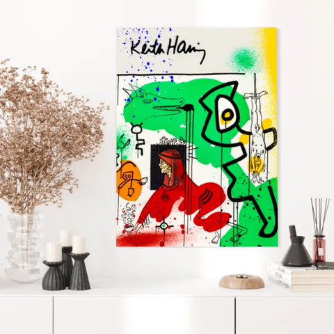 Affiche et Tableau Pop Art de Keith Haring Apocalypse 9