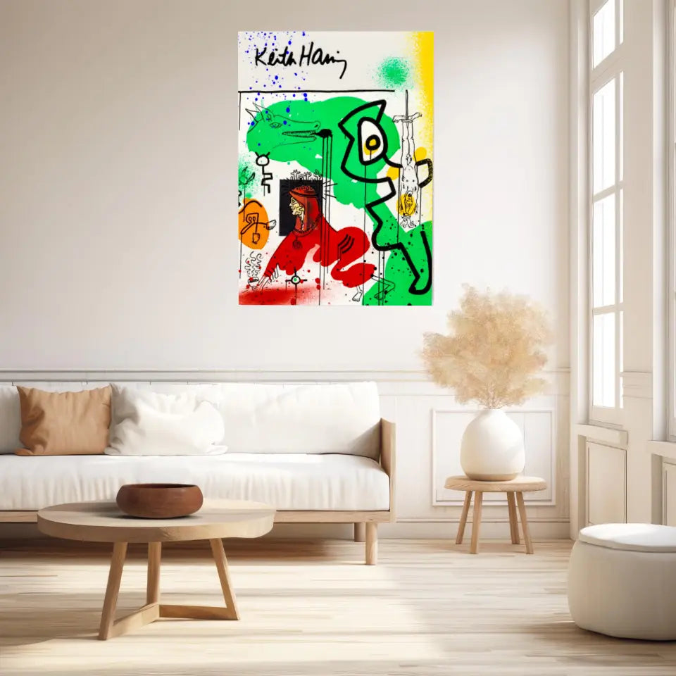 Affiche et Tableau Pop Art de Keith Haring Apocalypse 9