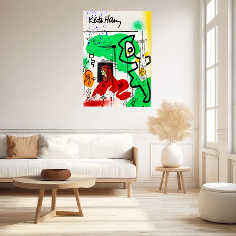 Affiche et Tableau Pop Art de Keith Haring Apocalypse 9