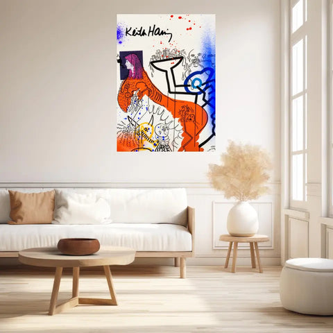 Affiche et Tableau Pop Art de Keith Haring Apocalypse 4