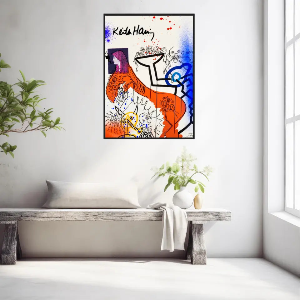 Affiche et Tableau Pop Art de Keith Haring Apocalypse 4