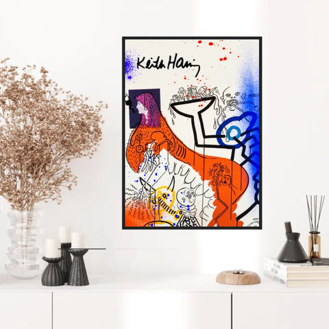 Affiche et Tableau Pop Art de Keith Haring Apocalypse 4