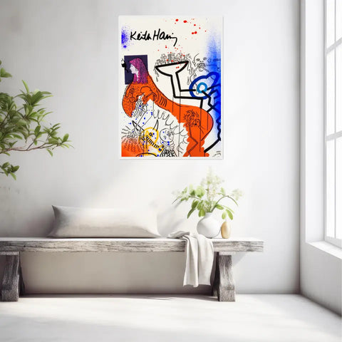 Affiche et Tableau Pop Art de Keith Haring Apocalypse 4