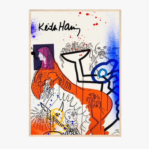Affiche et Tableau Pop Art de Keith Haring Apocalypse 4