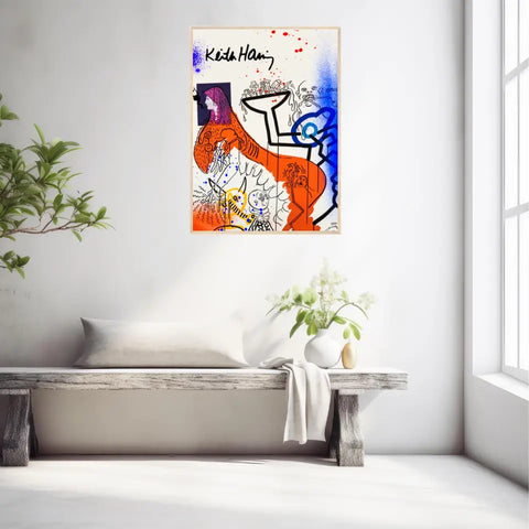 Affiche et Tableau Pop Art de Keith Haring Apocalypse 4