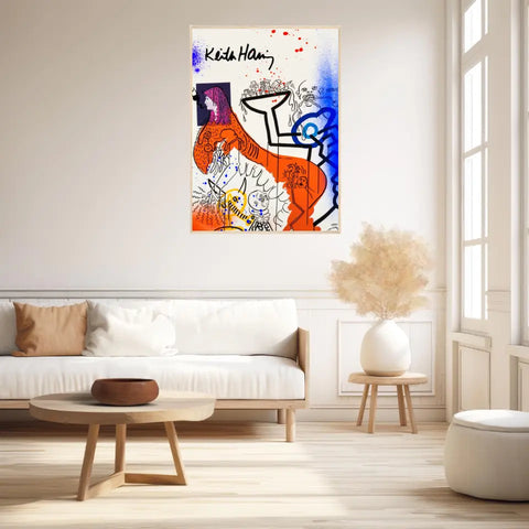 Affiche et Tableau Pop Art de Keith Haring Apocalypse 4