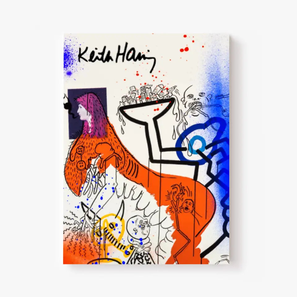 Affiche et Tableau Pop Art de Keith Haring Apocalypse 4