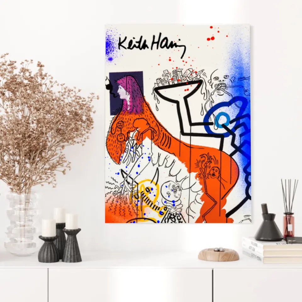 Affiche et Tableau Pop Art de Keith Haring Apocalypse 4