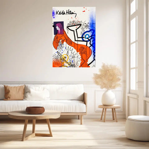 Affiche et Tableau Pop Art de Keith Haring Apocalypse 4