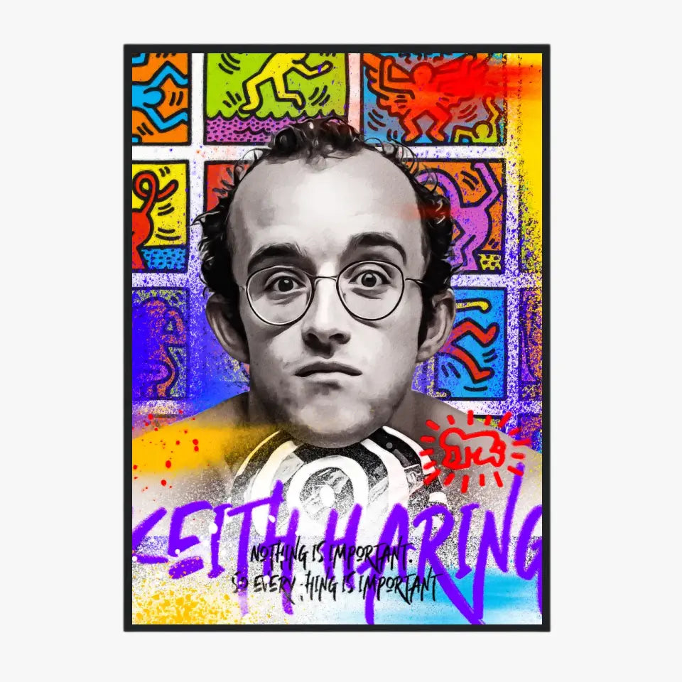 Affiche et Tableau Pop Art de Keith Haring Nothing is Important