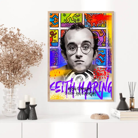 Affiche et Tableau Pop Art de Keith Haring Nothing is Important