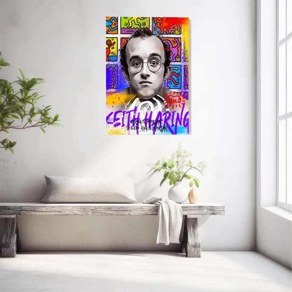 Affiche et Tableau Pop Art de Keith Haring Nothing is Important