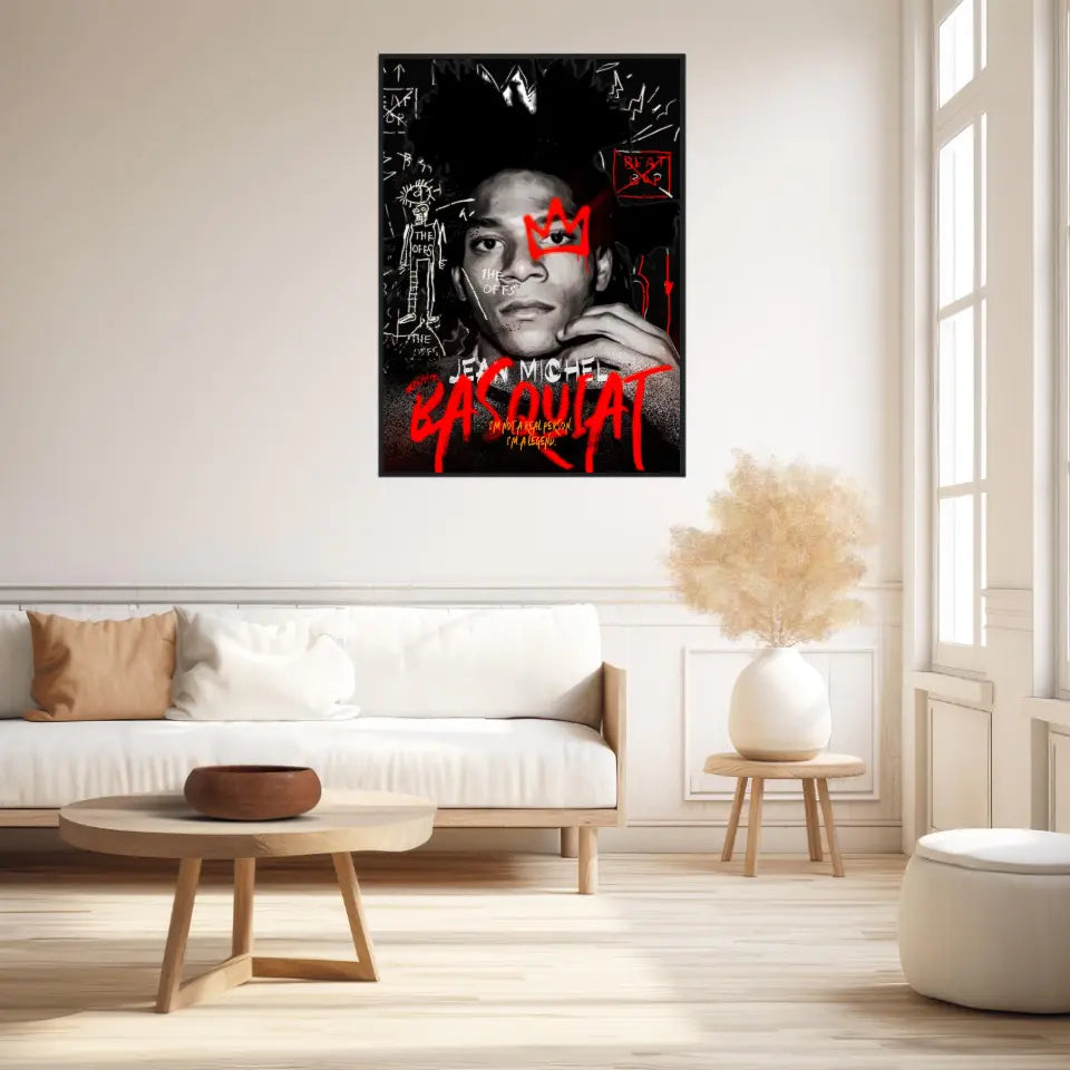 Affiche et Tableau Pop Art de Jean Michel Basquiat The Offs I am a Legend