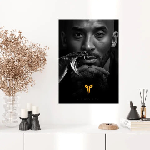 Affiche et Tableau Pop Art de Kobe Bryant Legend Never Die