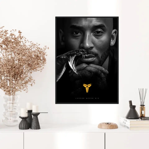 Affiche et Tableau Pop Art de Kobe Bryant Legend Never Die
