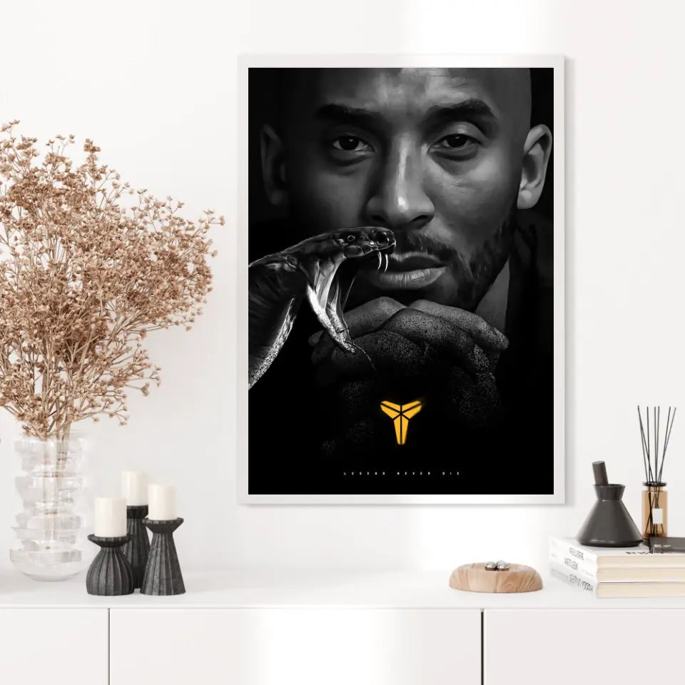 Affiche et Tableau Pop Art de Kobe Bryant Legend Never Die