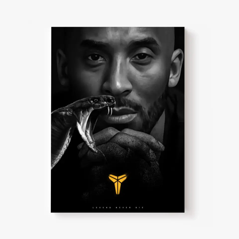 Affiche et Tableau Pop Art de Kobe Bryant Legend Never Die