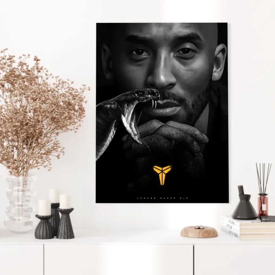 Affiche et Tableau Pop Art de Kobe Bryant Legend Never Die