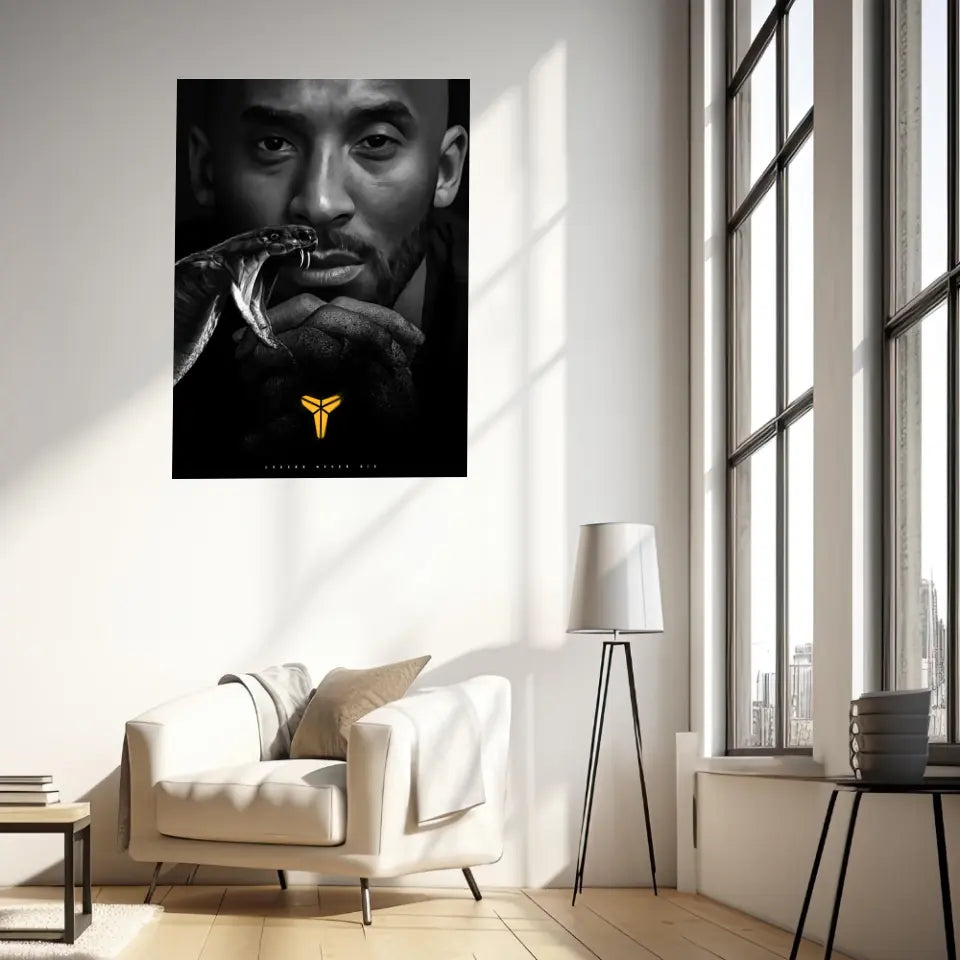 Affiche et Tableau Pop Art de Kobe Bryant Legend Never Die